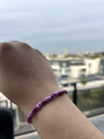 Bracelet Coloré Mauve